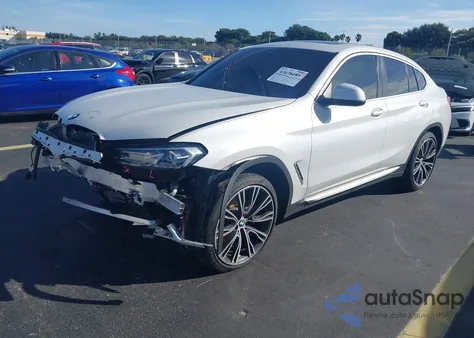 2022 BMW X4 xDrive30I z USA, uszkodzony, nr VIN 5UX33DT08N9K21080